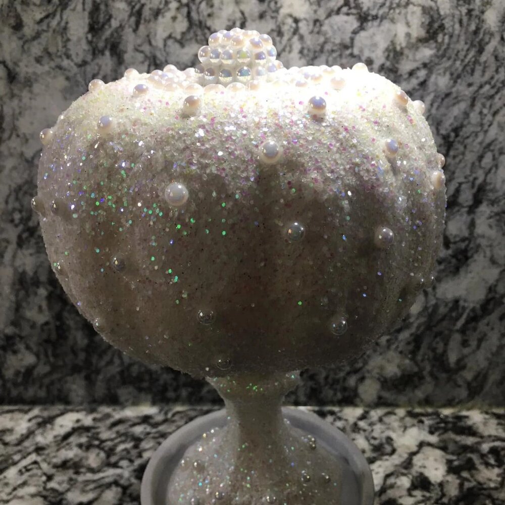 HALLOWEEN Centerpiece-Pumpkin Glam- Mantle Decor-Table Centerpiece-Decor